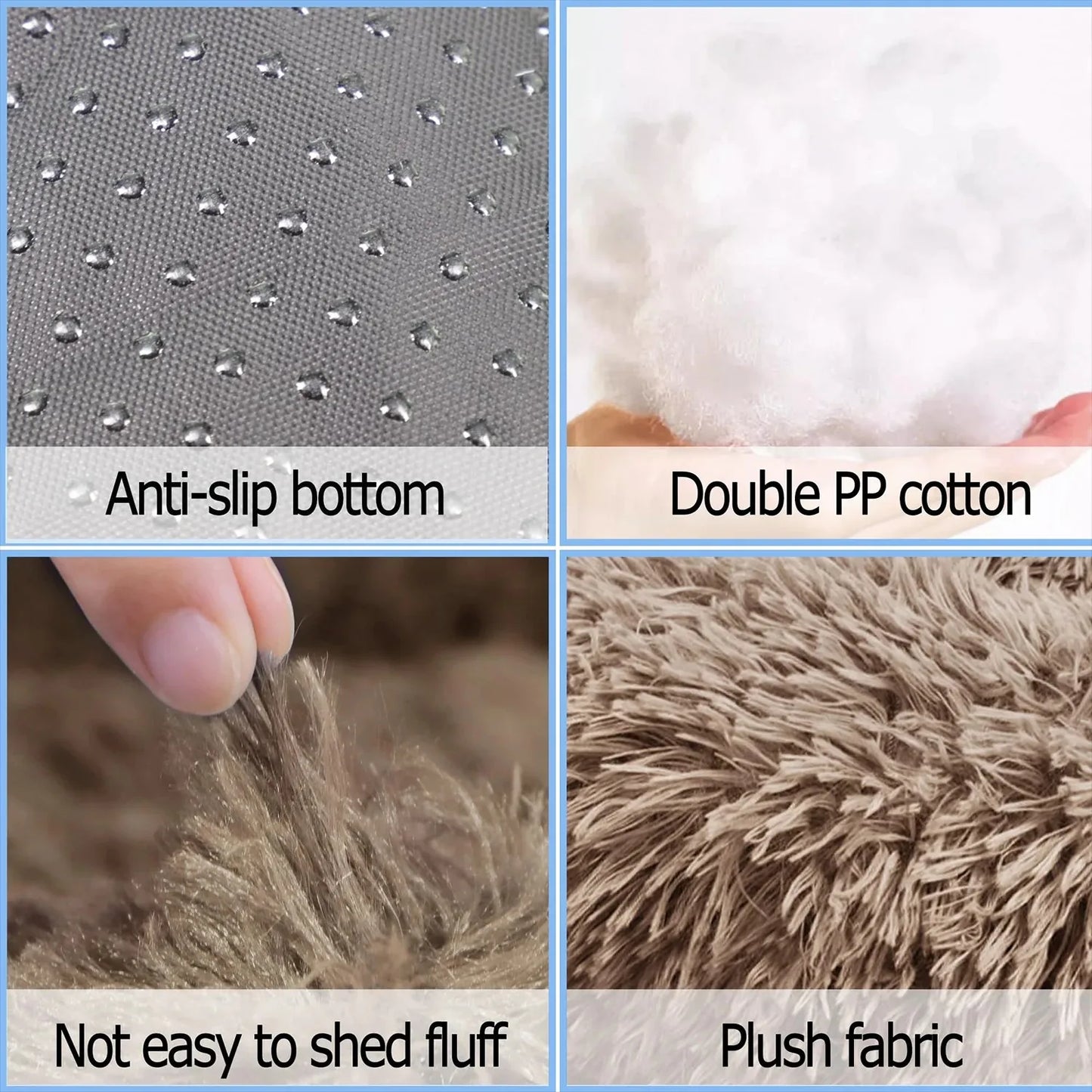 PawsyCozy – Round Plush Pet Bed
(Round Dog Bed | Winter Warm Cat Bed | Washable Plush Basket for Small, Medium & Large Pets)