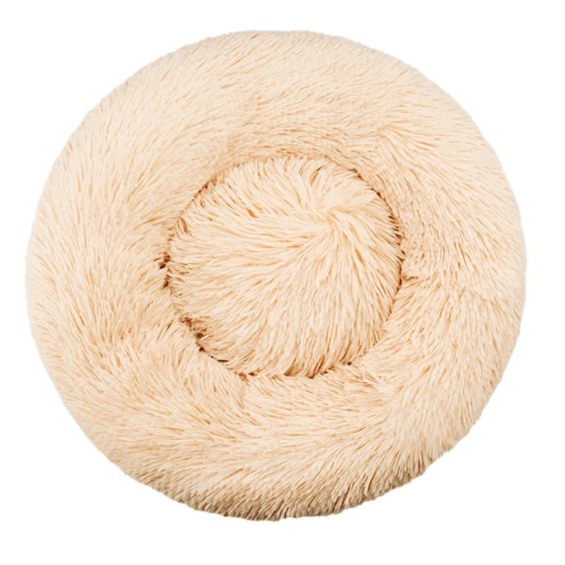 PawsyCozy – Round Plush Pet Bed
(Round Dog Bed | Winter Warm Cat Bed | Washable Plush Basket for Small, Medium & Large Pets)