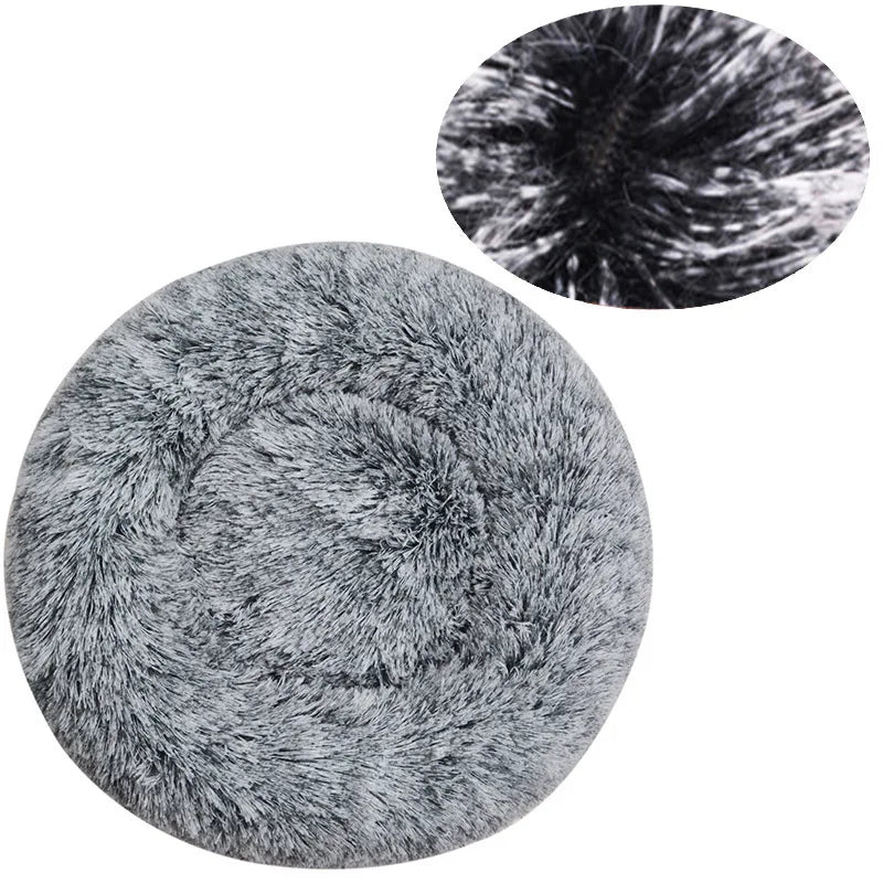 PawsyCozy – Round Plush Pet Bed
(Round Dog Bed | Winter Warm Cat Bed | Washable Plush Basket for Small, Medium & Large Pets)