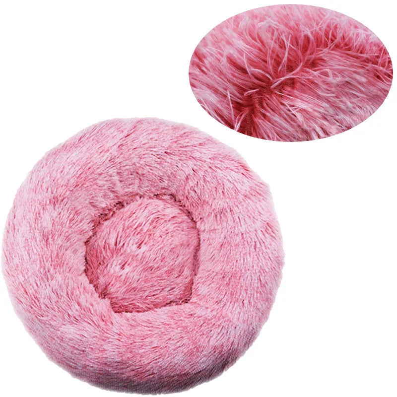 PawsyCozy – Round Plush Pet Bed
(Round Dog Bed | Winter Warm Cat Bed | Washable Plush Basket for Small, Medium & Large Pets)