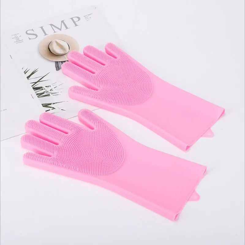 PawsyMagic – Silicone Pet Bathing Gloves
(New Magic Silicone Body Pet Bathing Gloves for Animals | Perfect Shampoo & Massage Brush for Dogs & Cats)