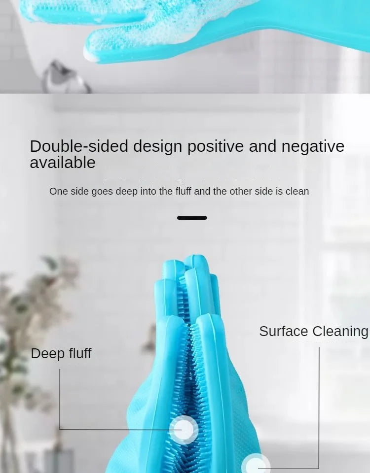 PawsyMagic – Silicone Pet Bathing Gloves
(New Magic Silicone Body Pet Bathing Gloves for Animals | Perfect Shampoo & Massage Brush for Dogs & Cats)