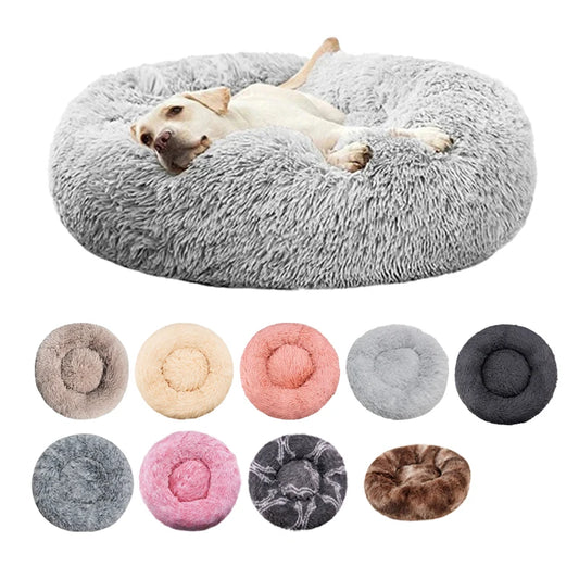 PawsyCozy – Round Plush Pet Bed
(Round Dog Bed | Winter Warm Cat Bed | Washable Plush Basket for Small, Medium & Large Pets)
